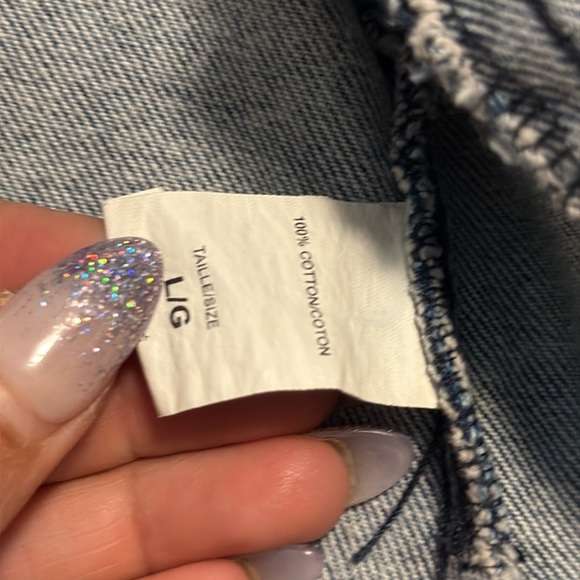 Suzy Shier Blue Denim Jean Vest - Large - Picture 3 of 4